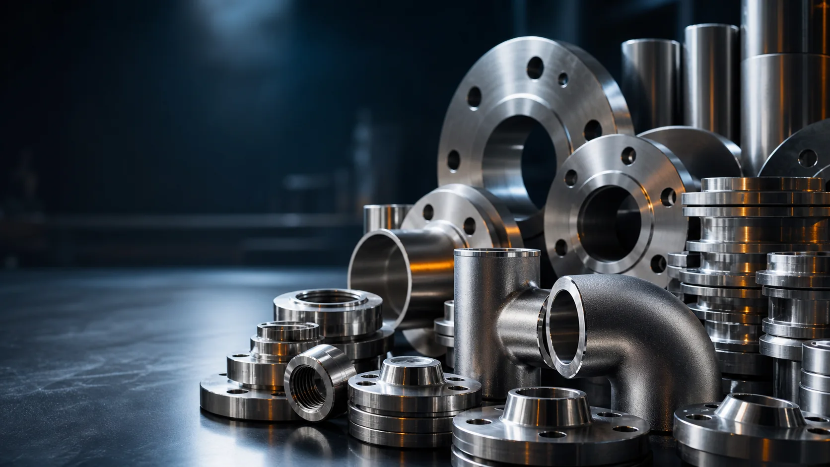 Pipe fittings and flanges